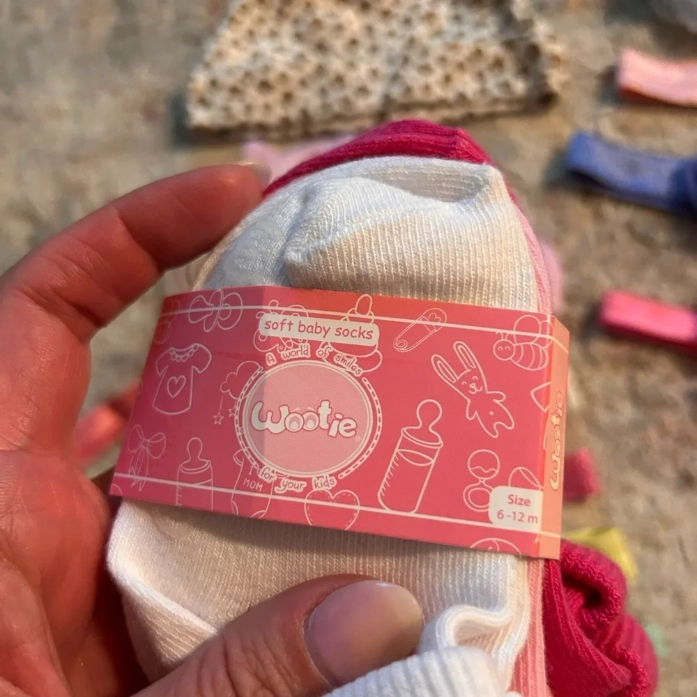 Baby Headbands and Socks Set